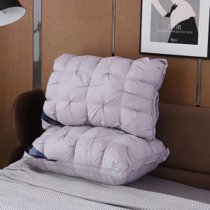 ALMOHADA PREMIUM GRIS 2 UNIDADES