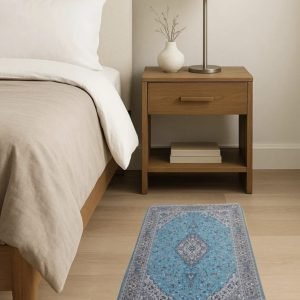 Alfombrilla bajada de cama 80 x 50 cm con diseño