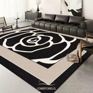 Alfombra estilo vintage 150 x 200 cm antideslizante