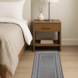 Alfombrilla bajada de cama 80 x 50 cm con diseño
