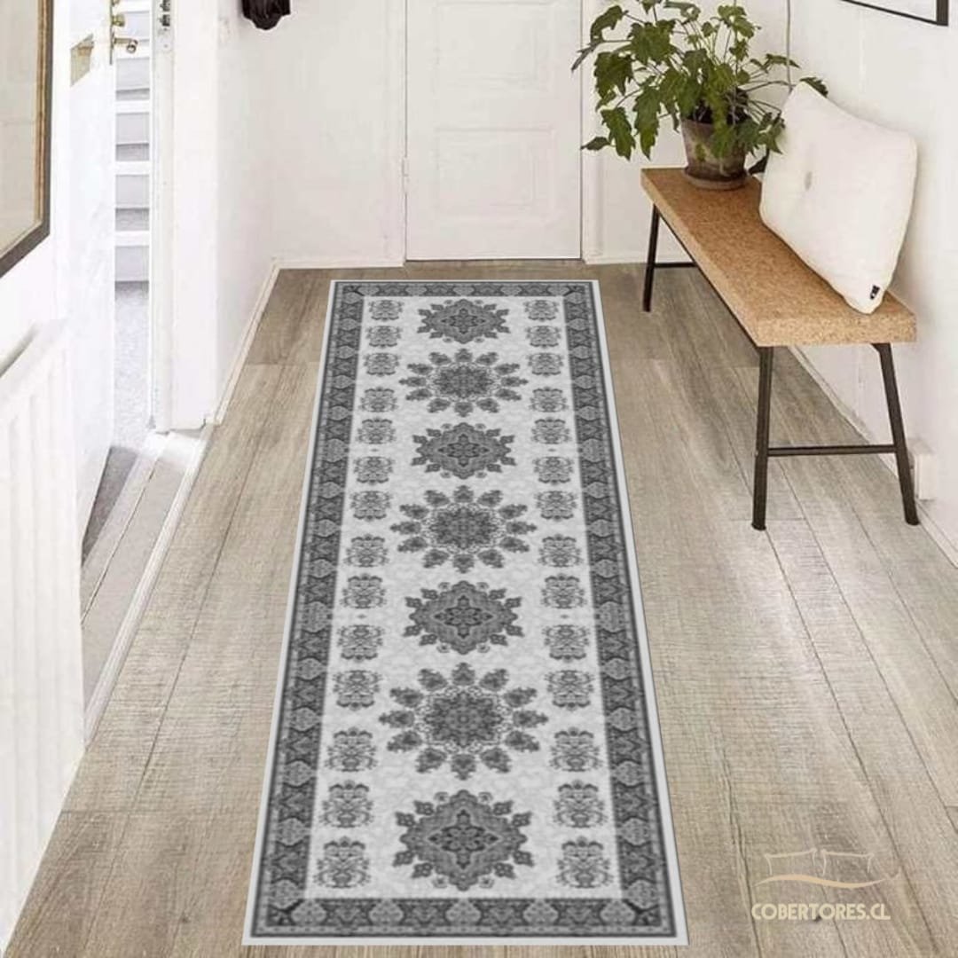 Alfombra de pasillo con diseño antideslizante 180 x 60 cm