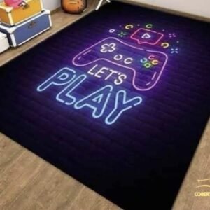 alfombra gamer 150 x 200 cm antideslizante con diseños