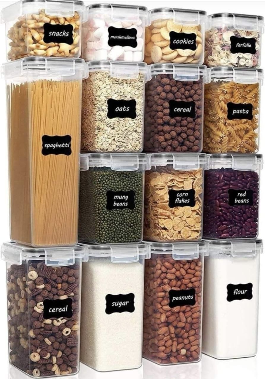SET RECIPIENTES HERMETICOS PARA ALIMENTOS - Imagen 2