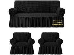 PACK CUBRESILLON TURCO NEGRO 3+1+1 CUERPO