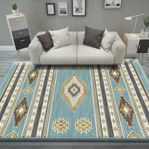 Alfombra 160 x 230 cm antideslizante estilo moderno
