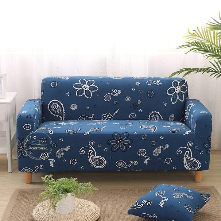 CUBRESILLON DOS CUERPO AZUL GOTAS