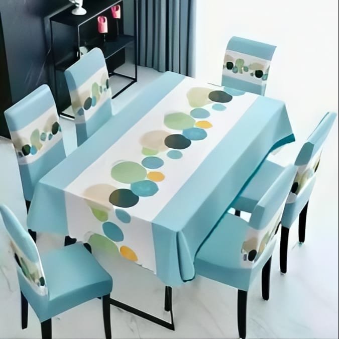 PACK MANTEL + FUNDAS DE SILLA C05