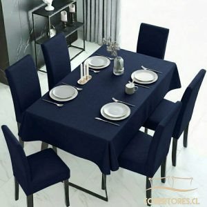 PACK MANTEL + FUNDAS DE SILLA S-06
