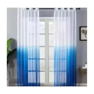 Visillo degrade  140 x 230 cm 2 paños color azul