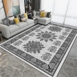 Alfombra estilo moderna 150 x 200 cm antideslizante