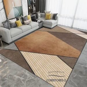 Alfombra estilo moderna 150 x 200 cm antideslizante